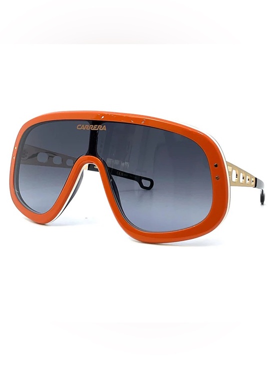 Carrera Other - New Carrera Flaglab 17 C3E9O Oversized Shield Sunglasses in Orange, Authentic